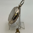 Relógio de bolso de caçador em ouro, com chave