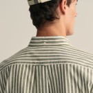 Camisa às riscas de algodão