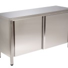 Mesa de trabalho inox totalmente fechada T2 Módular Climainox