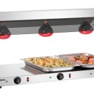 Aquecedor de alimentos com 3 lâmpadas de infravermelhos Bartscher