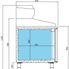 Bancada frigorifica para pizzas MP 2300 CN Infrico