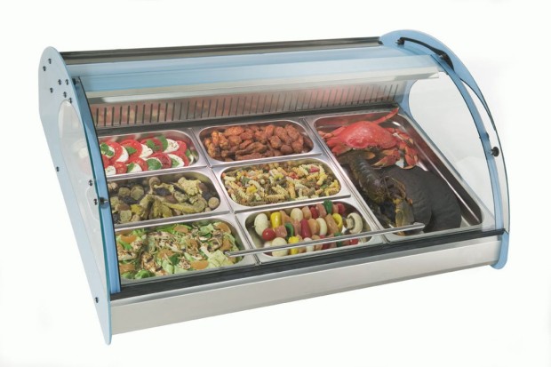 Expositor frigorifico p/Peixe, carne e saladas XL marca Sayl