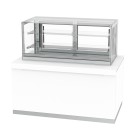 Mesa Buffet vitrines refrigeradas Infrico com vidro frontal