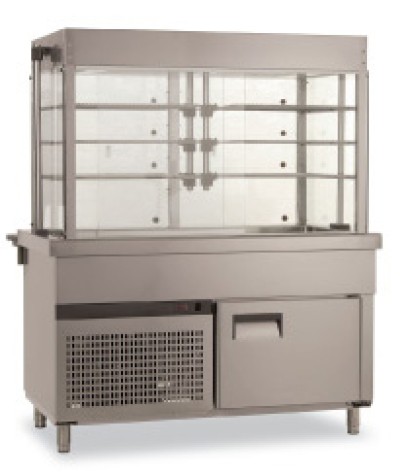 Vitrina refrigerada completa