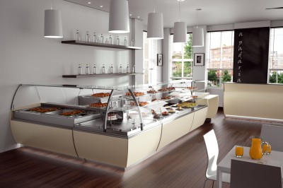 Vitrine para Pastelaria/Cafetaria Twist