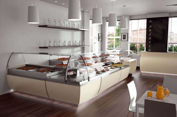 Vitrine para Pastelaria/Cafetaria Twist