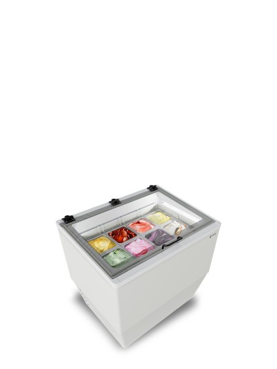 Vitrina de gelados CREMOSO branco