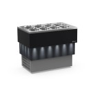 Vitrina expositora de gelados Carrara Dark
