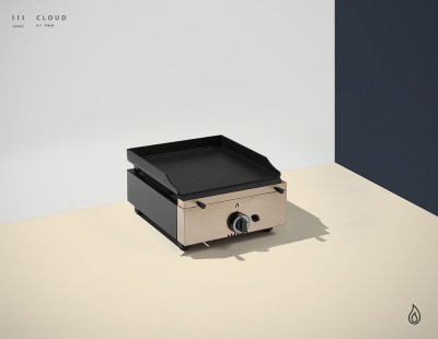 Grelhador Fry top Steel 400 gás