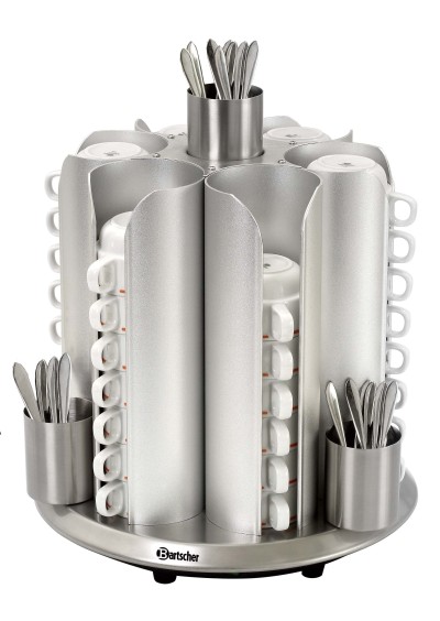 Aquecedor de chávenas com capacidade de 48 chávenas