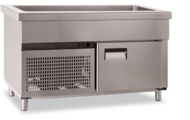 Elemento com cuba refrigerada