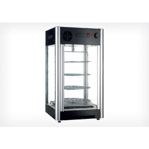 Expositor com aquecimento para pizzas