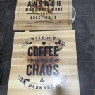 Tampos de mesa personalizados