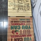 Tampos de mesa personalizados